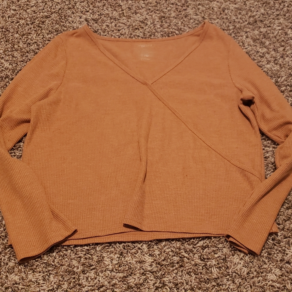 Like New Burnt Orange Long Sleeve Shirt